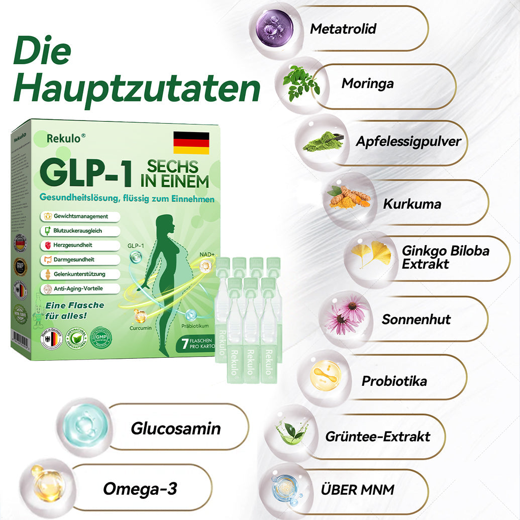 Rekulo® 🇩🇪 𝐆𝐋𝐏-𝟏 – 𝐃𝐚𝐬 𝟔-𝐢𝐧-𝟏-𝐆𝐞𝐬𝐮𝐧𝐝𝐡𝐞𝐢𝐭𝐬𝐬𝐲𝐬𝐭𝐞𝐦 𝐳𝐮𝐦 𝐄𝐢𝐧𝐧𝐞𝐡𝐦𝐞𝐧 🌿🌿, 𝐟𝐥ü𝐬𝐬𝐢𝐠 𝐳𝐮𝐦 𝐄𝐢𝐧𝐧𝐞𝐡𝐦𝐞𝐧 (Nur eine Dosis pro Tag, sichtbare Veränderungen in 7 Tagen) ✅ Für Fettleibigkeit, kardiovaskuläre Gesundheit, Diabetes, Schlafapnoe, Gelenkprobleme und mehr.