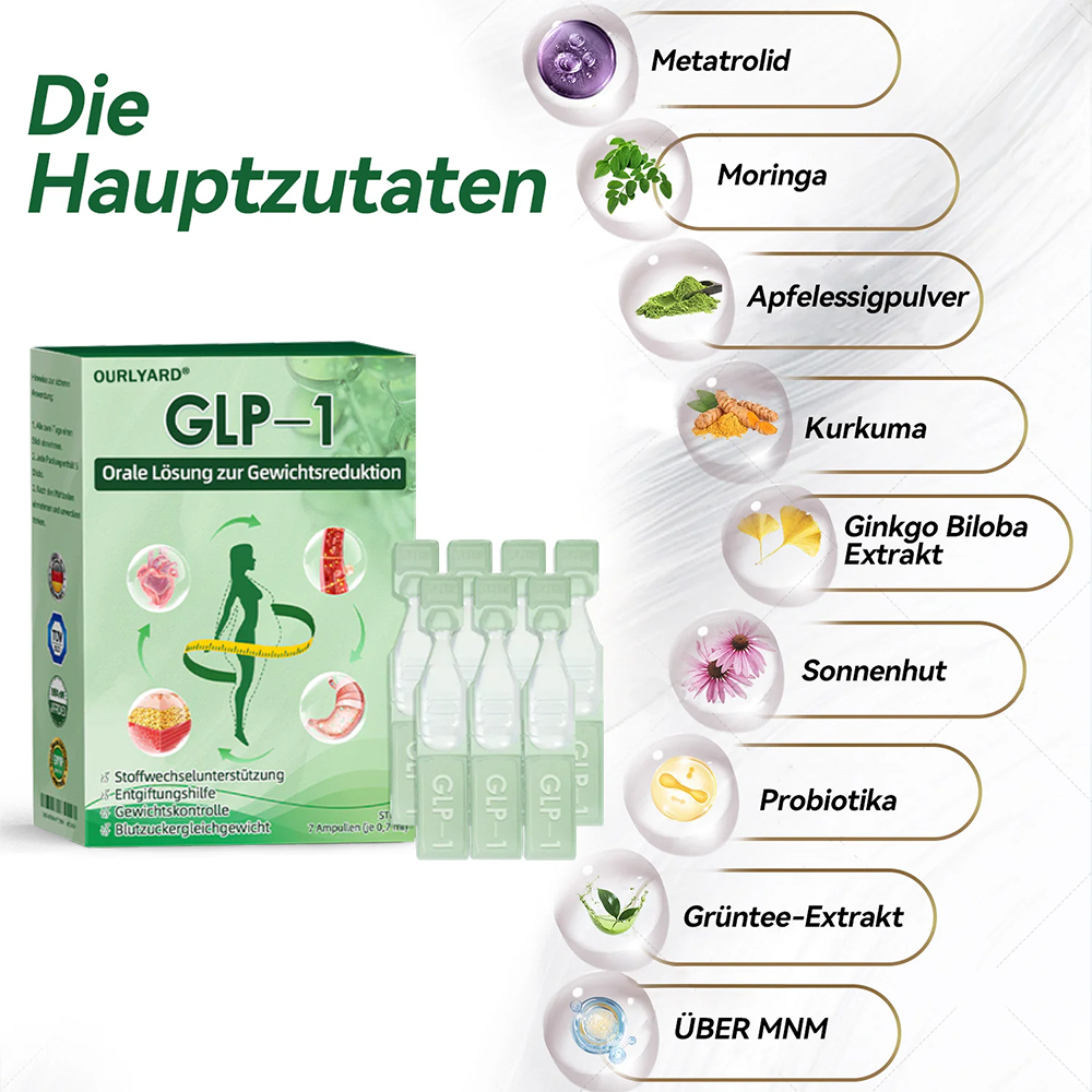 𝐎𝐟𝐟𝐢𝐳𝐢𝐞𝐥𝐥𝐞𝐫 𝐒𝐭𝐨𝐫𝐞 | Ourlyard® 🍟𝐆𝐋𝐏-𝟏 𝐒𝐈𝐗 𝐈𝐍-𝐎𝐍𝐄 𝐇𝐞𝐚𝐥𝐭𝐡 𝐒𝐨𝐥𝐮𝐭𝐢𝐨𝐧 𝐎𝐫𝐚𝐥 𝐋𝐢𝐪𝐮𝐢𝐝 💥 𝐅ü𝐫 𝐅𝐞𝐭𝐭𝐥𝐞𝐢𝐛𝐢𝐠𝐤𝐞𝐢𝐭, 𝐤𝐚𝐫𝐝𝐢𝐨𝐯𝐚𝐬𝐤𝐮𝐥ä𝐫𝐞 𝐆𝐞𝐬𝐮𝐧𝐝𝐡𝐞𝐢𝐭, 𝐃𝐢𝐚𝐛𝐞𝐭𝐞𝐬, 𝐒𝐜𝐡𝐥𝐚𝐟𝐚𝐩𝐧𝐨𝐞, 𝐆𝐞𝐥𝐞𝐧𝐤𝐩𝐫𝐨𝐛𝐥𝐞𝐦𝐞 𝐮𝐧𝐝 𝐦𝐞𝐡𝐫 𝐍𝐮𝐫 𝐞𝐢𝐧𝐞 𝐃𝐨𝐬𝐢𝐬 𝐩𝐫𝐨 𝐓𝐚𝐠, 𝐬𝐢𝐜𝐡𝐭𝐛𝐚𝐫𝐞 𝐕𝐞𝐫ä𝐧𝐝𝐞𝐫𝐮𝐧𝐠𝐞𝐧 𝐢𝐧 𝟕 𝐓𝐚𝐠𝐞𝐧